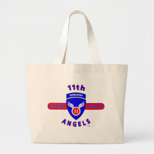 11E LUCHTVAARTAFDELING "ANGELS" GROTE TOTE BAG