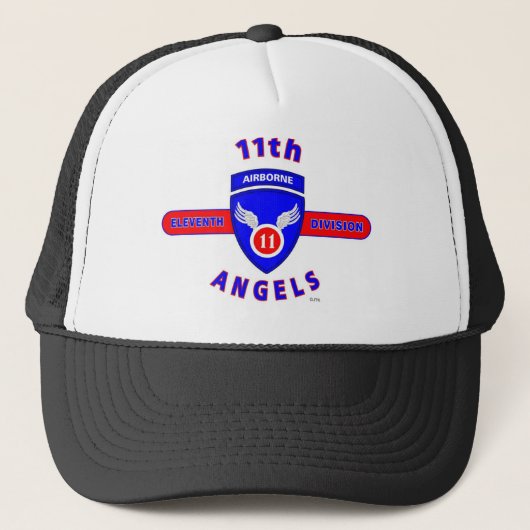11E LUCHTVAARTAFDELING "ANGELS" TRUCKER PET (Voorkant)