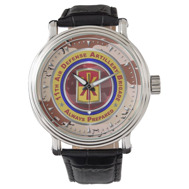 11e luchtverdedigingsartillerie brigade woestijn S Horloge (Voorkant)