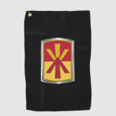 11e luchtverdedigingsbrigade Gepersonaliseerd patc Golfhanddoek (Voorkant)