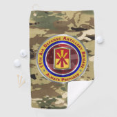 11e luchtverdedigingsbrigade golfhanddoek (Insitu)