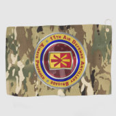 11e luchtverdedigingsbrigade golfhanddoek (Horizontaal)