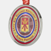 11e luchtverdedigingsbrigade metalen ornament (Links)