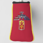 11e Luchtverdedigingsbrigade “Train To Fight” Adel Golfheadcover (Draai 90)
