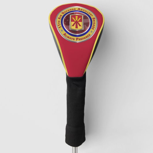 11e Luchtverdedigingsbrigade “Train To Fight”   Golfheadcover (Voorkant)