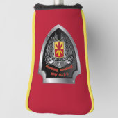 11e luchtverdedigingsbrigade "Trein to Fight" Golfheadcover (Draai 90)