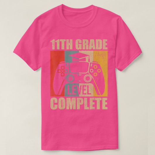 11e niveau van de Grade Volledig het Afstuderen va T-shirt (Design voorkant)