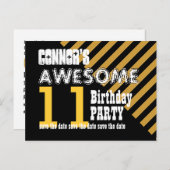 11e of elke verjaardag van kinderen Opslaan van de Aankondigingskaart (Voorkant / Achterkant)