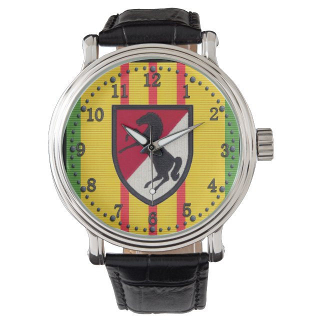 11e Pantsercavalerie VSM Horloge (Voorkant)