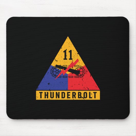 11e Pantserdivisie "Thunderbolt" ontzet Muismat (Voorkant)