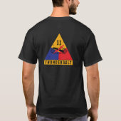 11e Pantserdivisie "Thunderbolt" Veteraan T-shirt (Achterkant)