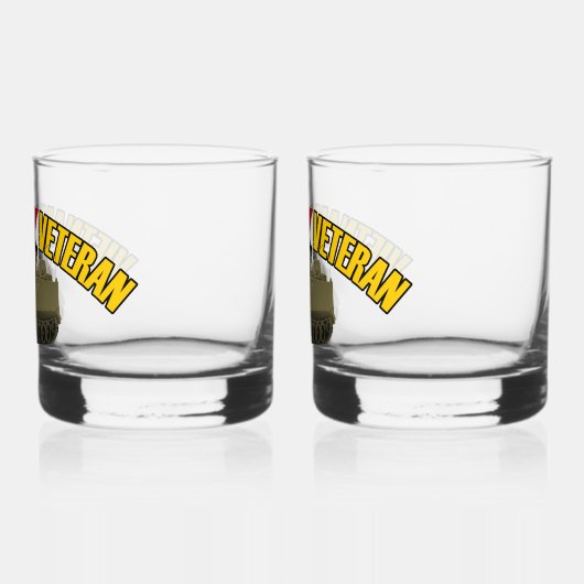 11e Pantsergrot - Vietnam Veteraan M113 ACAV Whisky Glas (Links)