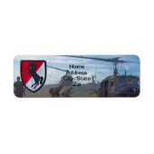 11e Pantserregiment ACR Vietnam oorlog Etiket (Voorkant)