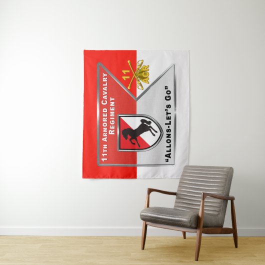 11e Pantserregiment ACR Wandkleed (In situ)
