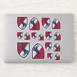 11e Pantserregiment Fort Meade Contour Sticker
