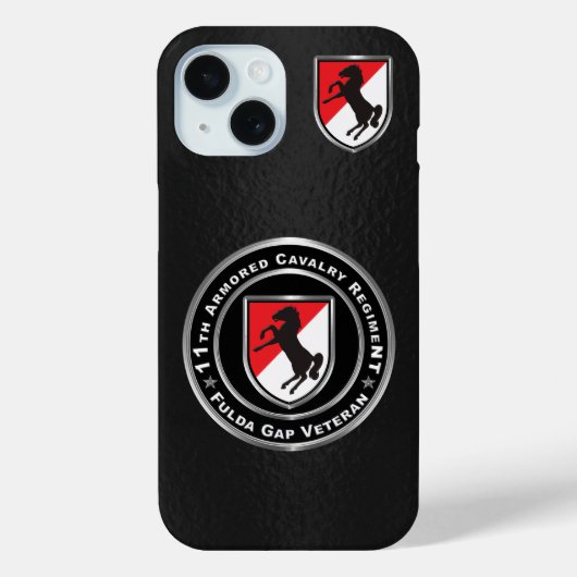 11e Pantserregiment Fulda Gap Veteraan Case-Mate iPhone Case (Achterkant)
