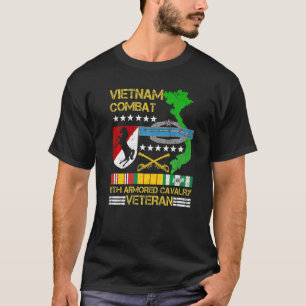 11e Pantserregiment Vietnam Combat Vete T-shirt