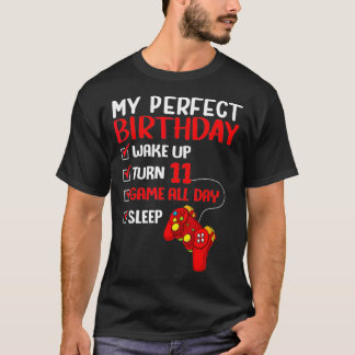 11e Perfect Birthday Gaming 11 jaar oude gamer Bo T-shirt