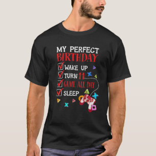 11e perfecte thuisgame 11 jaar oude gamer Bo T-shirt