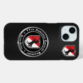 11e regiment gepantserde cavalerie Case-Mate iPhone case (Achterkant (horizontaal))