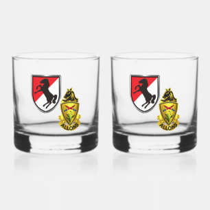11e regiment gepantserde cavalerie whisky glas
