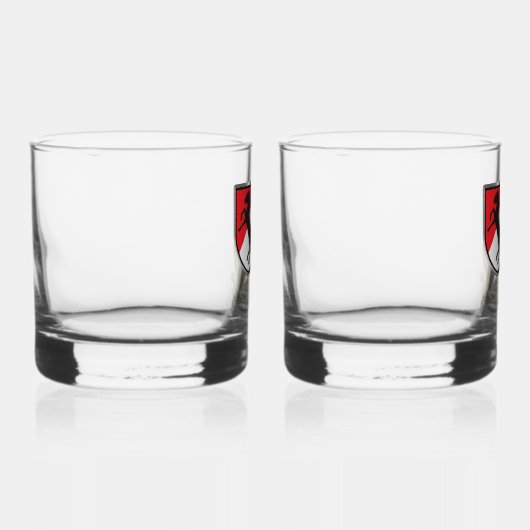 11e regiment gepantserde cavalerie whisky glas (Rechts)