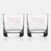 11e regiment gepantserde cavalerie whisky glas (Achterkant)