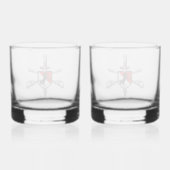 11e regiment gepantserde cavalerie whisky glas (Achterkant)