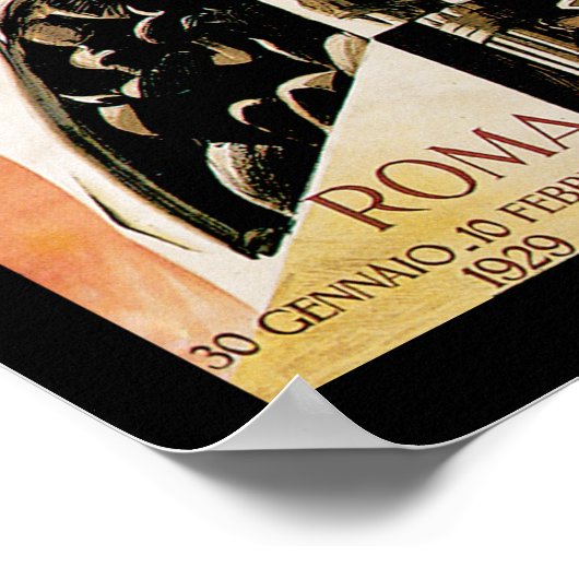 11e Salone Internazionale Automobile ~ Roma Poster (Hoek)