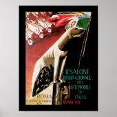 11e Salone Internazionale Automobile ~ Roma Poster (Voorkant)