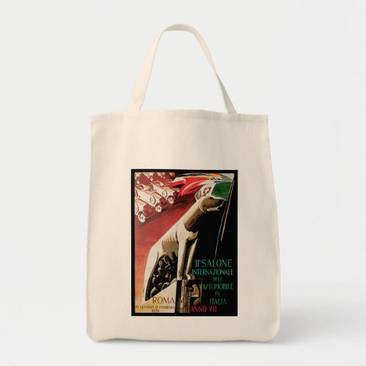 11e Salone Internazionale Automobile ~ Roma Tote Bag (Voorkant)