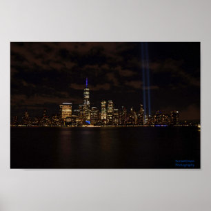 11e september Tribute Lights Poster