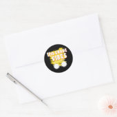 11e Shirt voor de vibes in de klas Ronde Sticker (Envelop)