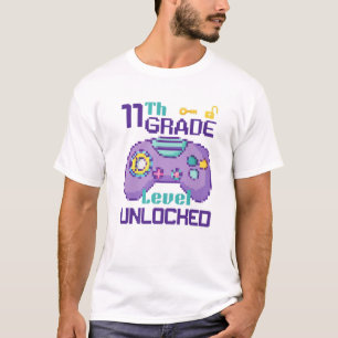 11e sleuf voor onvergrendelde videogamers t-shirt