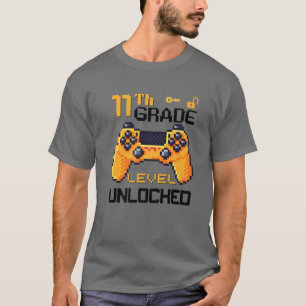 11e sleuf voor onvergrendelde videogamers t-shirt
