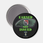 11e Special Forces Groene Baretten Veteranen Magneet (Voorkant / Achterkant)