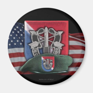 11e speciale krachtflits Fort Bragg vets magnet
