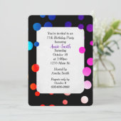 11e Stip van de Birthday Party Kaart (Staand voorkant)