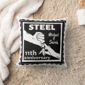 11e trouwdag met handen kussen (Deken)