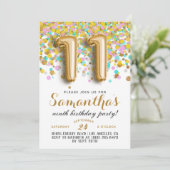 11e uitnodiging tot Confetti op zondag (Staand voorkant)