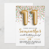 11e uitnodiging tot Confetti op zondag (Voorkant / Achterkant)