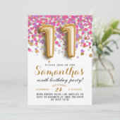 11e uitnodiging tot Confetti op zondag (Staand voorkant)