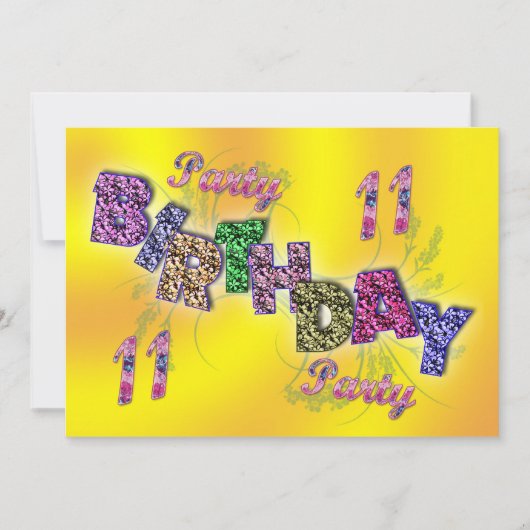 11e uitnodiging voor de partij (Voorkant)