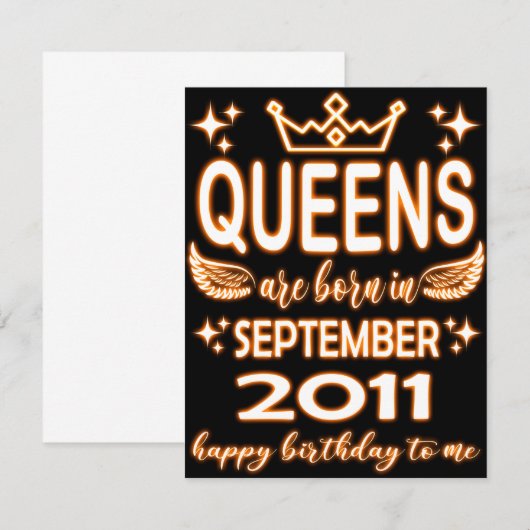 11e verjaardag (Voorkant / Achterkant)