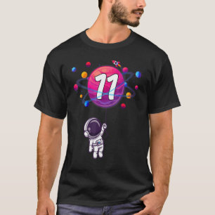 11e verjaardag 11 jaar oude geboorteceuter t-shirt