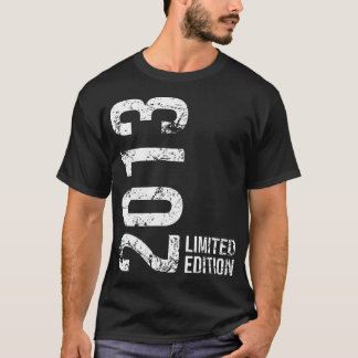 11e verjaardag 11 jaar oude meisje jongen 2013 t-shirt