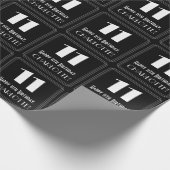 11e verjaardag - Art Deco Geïnspireerde look "11", Cadeaupapier (Hoek)