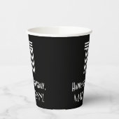 11e verjaardag — Art Deco Geïnspireerde look "11" Papieren Bekers (Links)