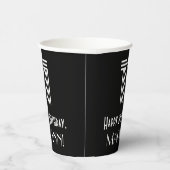 11e verjaardag — Art Deco Geïnspireerde look "11" Papieren Bekers (Rechts)