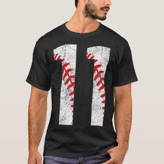 11e verjaardag Baseball 11 jaar O T-shirt